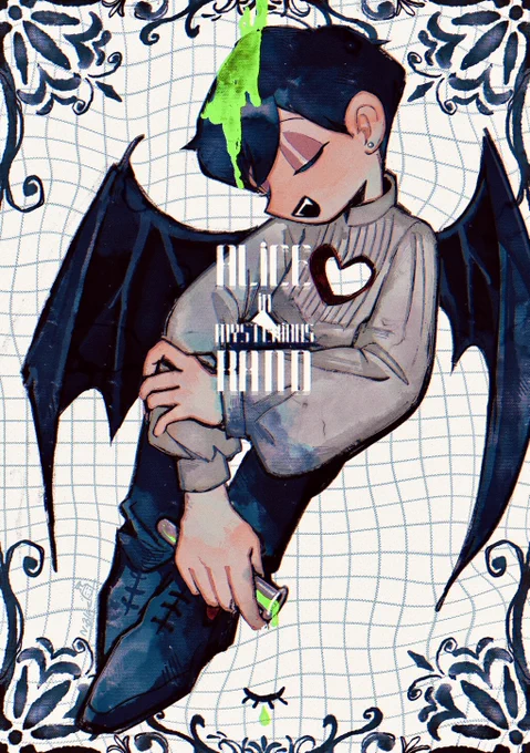 #私の作品知ってもらえたら幸せの極みあざやかレトロな作品を描いてます 