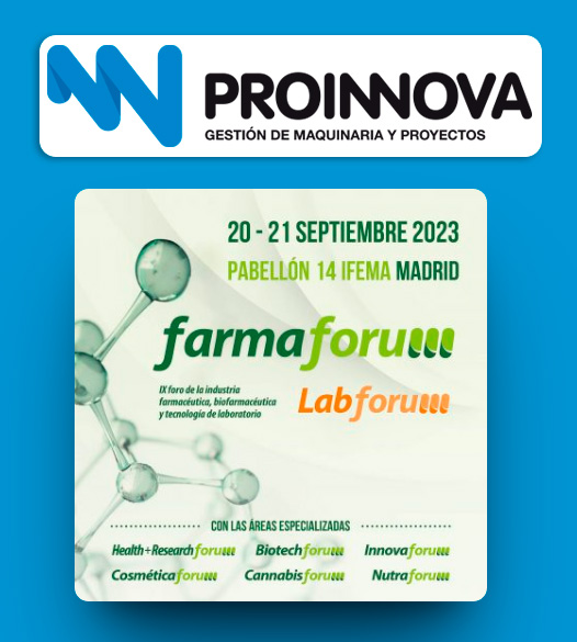 Proinnova2's tweet photo. 🔬 @Proinnova te espera en Farmaforum 2023
¡Prepárate para una experiencia única en el mundo de la innovación farmacéutica!
Los días 20 y 21 de septiembre de 2023 en el Pabellón 4 de IFEMA Madrid
🔗https://t.co/cRhvLpKn44
📞Llámanos al: +34 968 06 26 06
✉️contacto@proinnovacon.es https://t.co/pnTIrG2vxg
