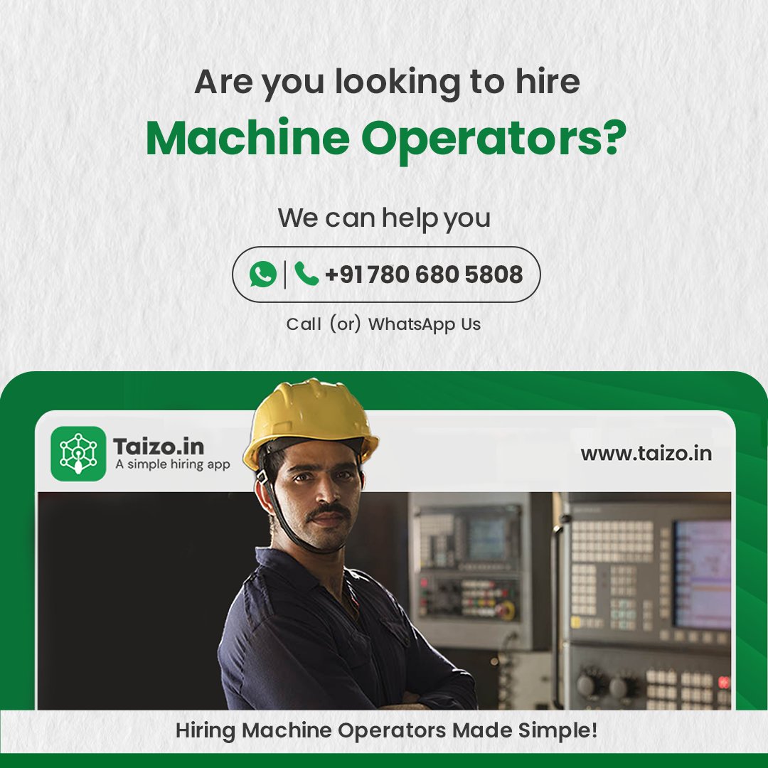 TaizoTech's tweet photo. Asia Engineering &amp; Singapore Pvt Ltd, a Singapore-based company, needed a skilled #VMC Setter cum Operator with #Cimatron experience. After trying various platforms, they turned to https://t.co/JZ2H4u2iuO. Within 7 days, we found them the perfect fit! 🙌
#SuccessStory #TaizoIn" https://t.co/WjkcrvBpyN
