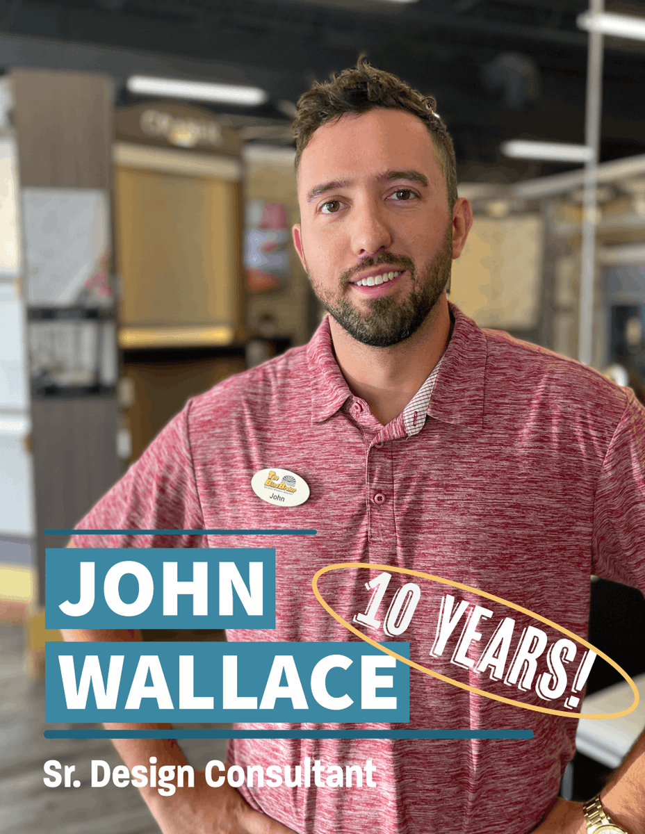 TheBlindBroker's tweet photo. This week marks the 10-year anniversary of John Wallace with the Blind Broker! Over the past decade, John has helped literally thousands of people find their perfect window coverings. THANK YOU JOHN! https://t.co/c0s79OGYIR