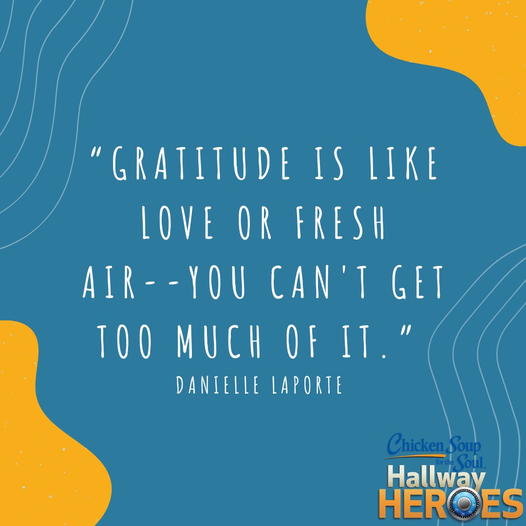 There’s never too much.