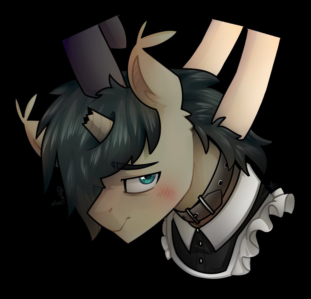 Sticker for my friend for discord
#mlpart #mylittlepony #artwork #maid #unicorn