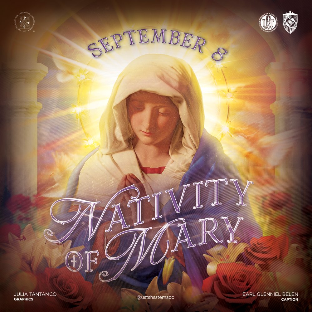 ustshsstemsoc's tweet photo. As we celebrate the nativity of Mary, we honor the moment when a pure and humble soul entered the world, destined to become the mother of Jesus, the bringer of eternal light. 💫

Let her story inspire us to embrace faith, humility, and love as we navigate our journeys in life. 🕊️ https://t.co/Hq9W7JoCBp