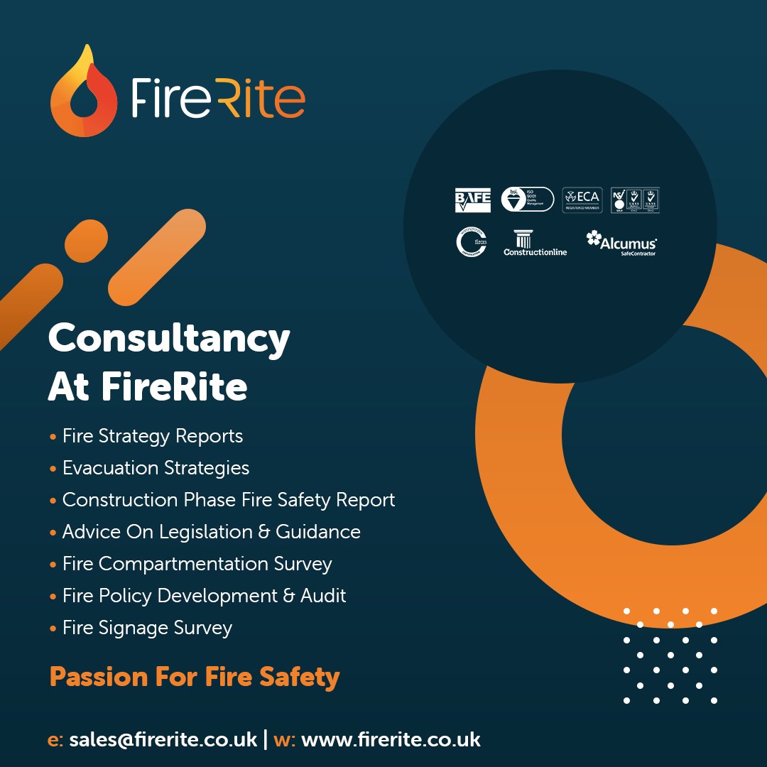 Need expert advice on Fire Safety in your workplace?

Our experienced team will assess potential risks, design comprehensive safety plans and train your staff.
  
firerite.co.uk/our-expertise/…

#bafe #firerite #fireconsultants #firesafety #fire