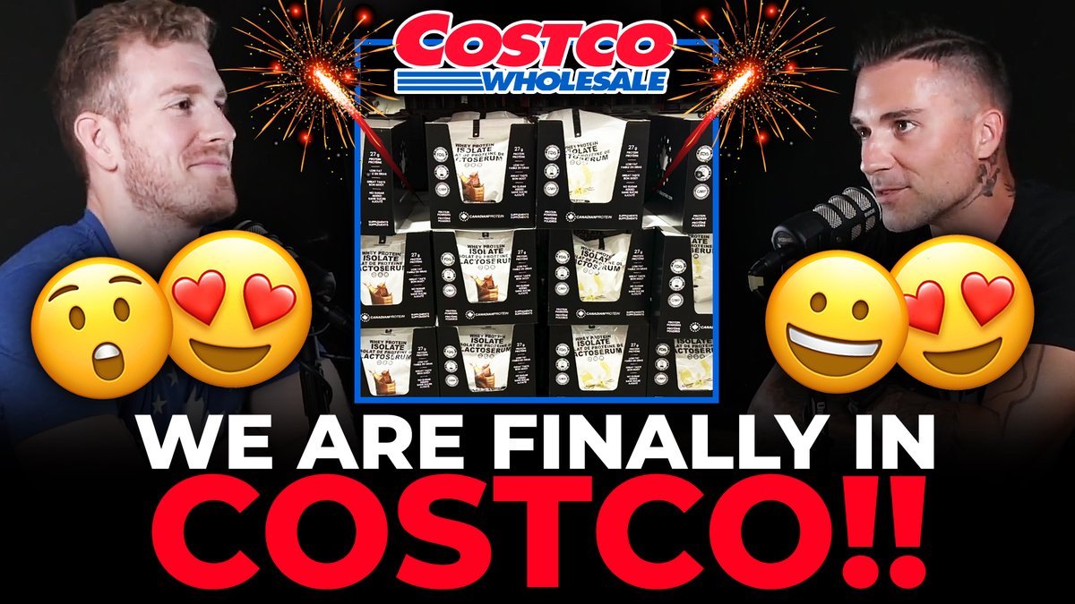dancrosbyceo's tweet photo. NEW VIDEO!

WE ARE FINALLY IN COSTCO! (CANADIAN PROTEIN)

https://t.co/kRFkKk3BrJ

Dan and Clark are excited to announce the arrival of Canadian Protein in select Costco stores across Canada. 

#canadianprotein #costco #business https://t.co/SHA6jc3MEA