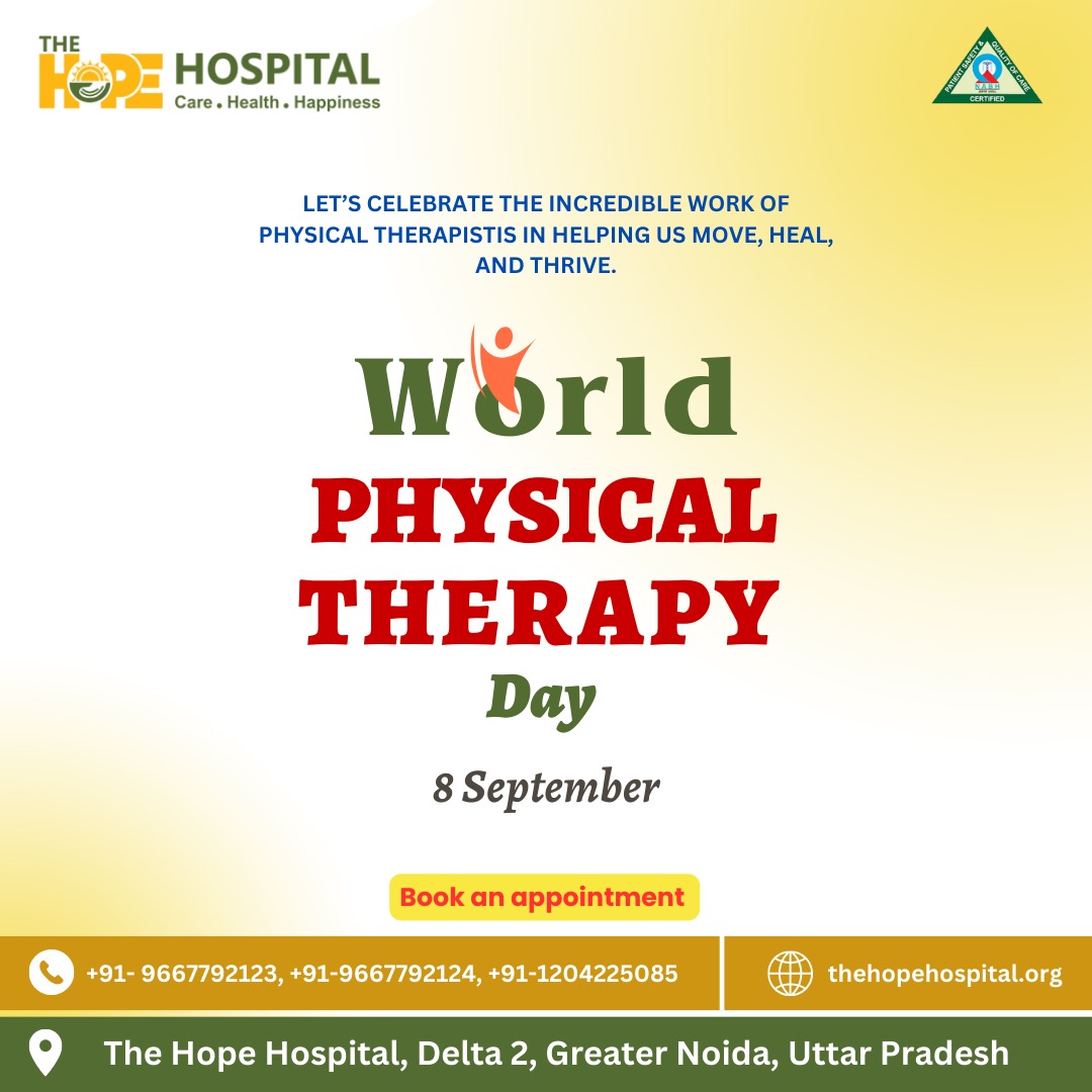 HopeHospitalGN's tweet image. 🌟 Happy World Physical Therapy Day! 🌟

At The Hope Hospital, we're sending you a message filled with hope and gratitude for all the incredible physical therapists who make a positive impact on countless lives every day. 💪

 #WorldPhysicalTherapyDay
#HopeForRecovery
#PTHeroes