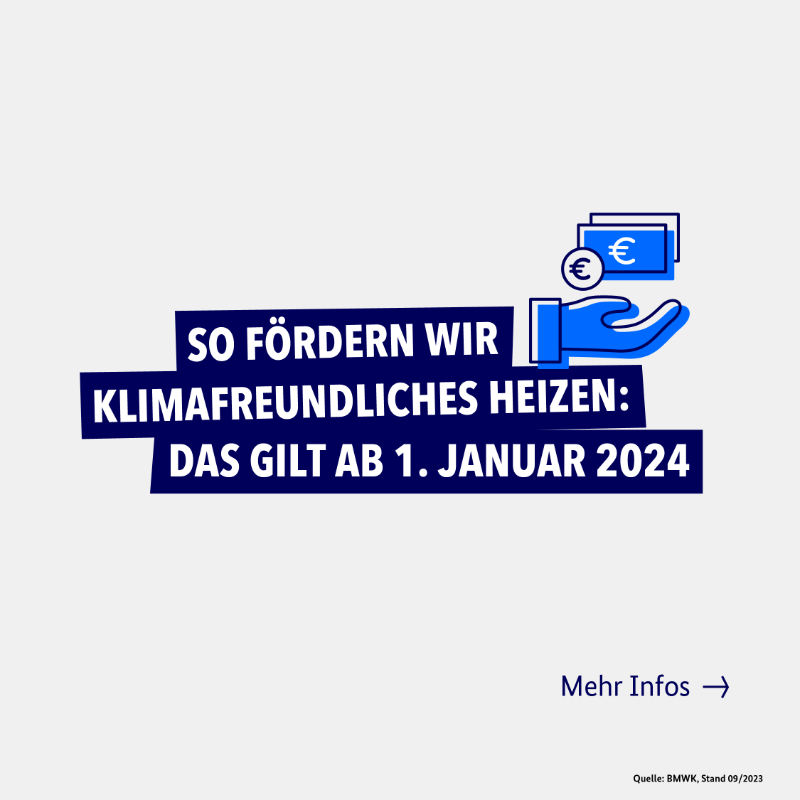 BMWE_'s tweet photo. So fördert das Bundesministerium für Wirtschaft und Klimaschutz den #energiewechsel im Gebäudebereich. Mit dem Gesetz für Erneuerbares Heizen gibt es bis zu 70 Prozent Gesamtförderung für den #umstieg auf #erneuerbareenergien.