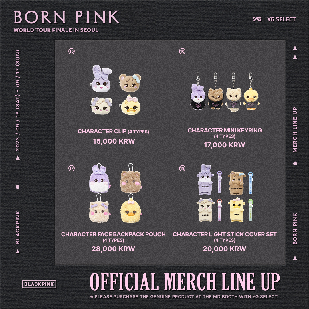 YG SELECT & KPOP MERCH Exclusive Benefit] BLACKPINK - BORN PINK 2nd A