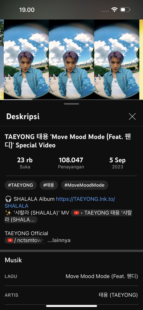 ega_egaee's tweet photo. #MOVEMOODMODE Youtube streaming party
TAEYONG 태용 'Move Mood Mode (Feat. 웬디)' Special Video
🔗https://t.co/GfKseFfLu1…
#TAEYONG #태용 #テヨン
-Drop proof of streaming
-Share the video
@rose_bubu_ @itaeyongrose @yujiiyong @iwuffujane @tylee0_0
@OnrainyTy @nooyoons https://t.co/o7oU4ZAGH7