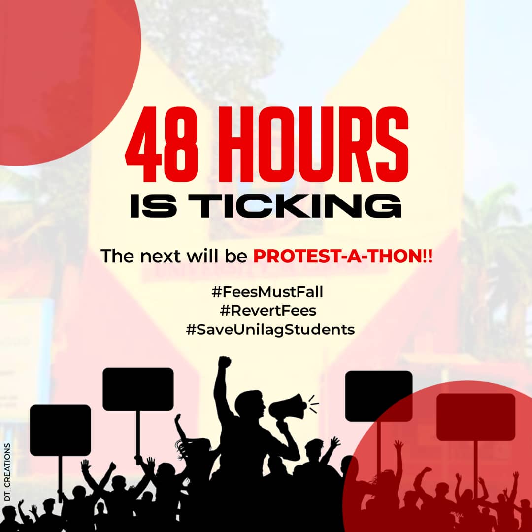 WE WILL BE BACK! #FeesMustFall #RevertFees #SaveUnilagStudents