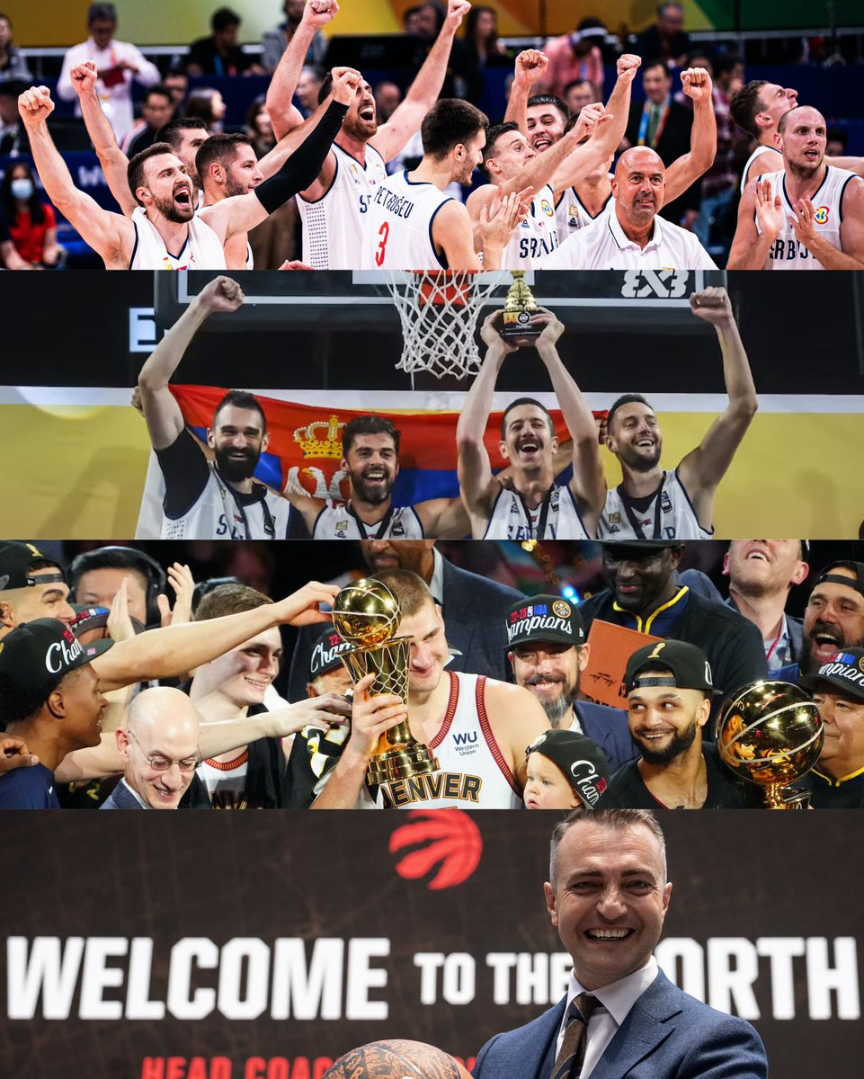 2023 IS SERBIA’S YEAR 🇷🇸🔥

🇷🇸 FIBA World Cup Finalists
🇷🇸 3x3 World &amp; European Cups Champions
🇷🇸 Nikola Jokic - NBA Champion &amp; Finals MVP
🇷🇸 Darko Rajakovic - NBA Head Coach

#FIBAWC #WinForAll