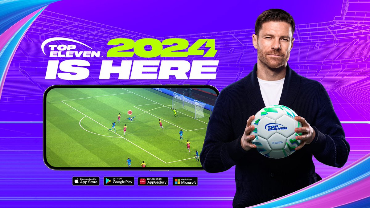 Top Eleven 2024 has arrived! Download now to check out supercharged 3D live matches with incredible new features and manage your club to the top! topeleven.onelink.me/topeleven/xabi… #ad