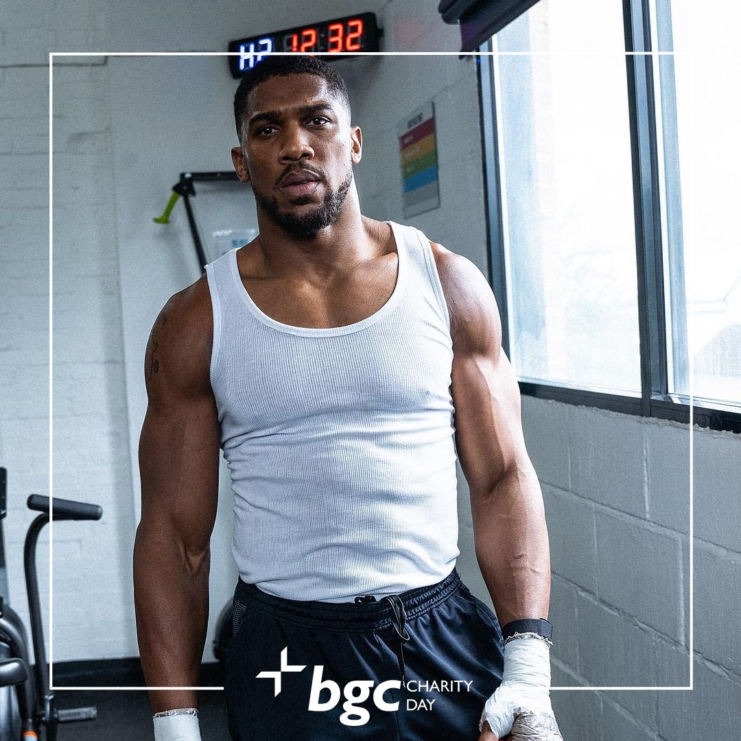 #BGCCharityDay is only three days away and we're looking forward to seeing <a href="/anthonyjoshua/">Anthony Joshua</a> take to the trading floor in London! He'll be raising funds for <a href="/SFHUK/">Saint Francis Hospice</a> <a href="/HavenHouseCH/">Haven House</a> &amp; his own community program, <a href="/cleanhertsco/">Clean Herts Community</a> 

#CantorRelief #NeverForget #GiveBack