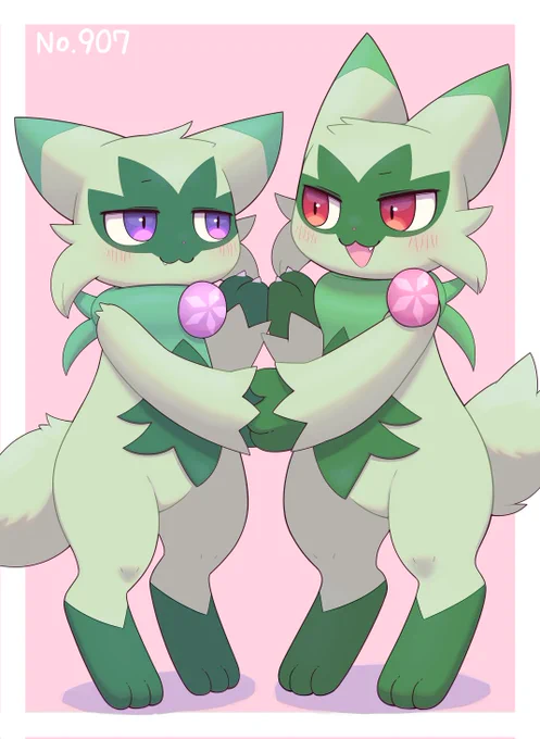 遅れちゃったけどニャローテの日!なかよし!#ニャローテの日 #Floragato 