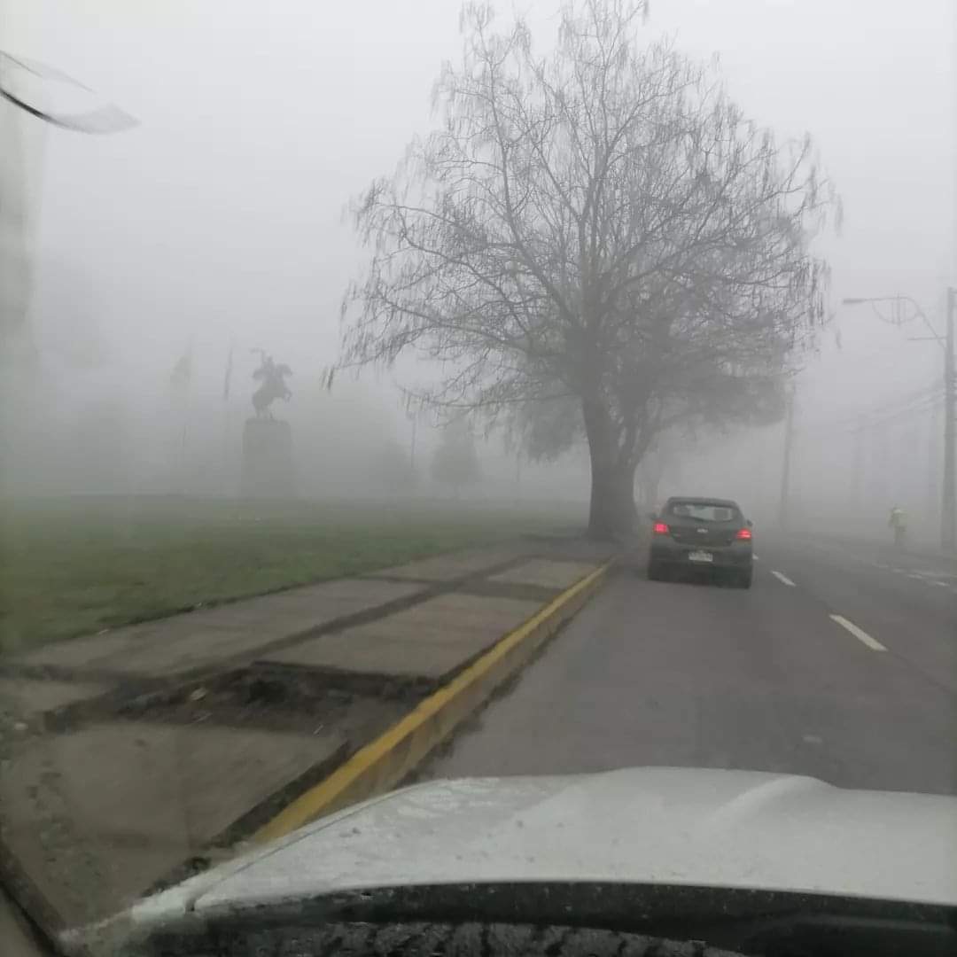MuniChiguayante's tweet photo. 08:10 am.
Hoy viernes, sol entre niebla / Chiwayantü🧑
Densa neblina en la comuna. A nuestras vecinas y vecinos conductores y peatones les pedimos transitar con mucha precaucion. En Chiguayante #NosCuidamosTodos 🙂 https://t.co/hsCoiWnuxW