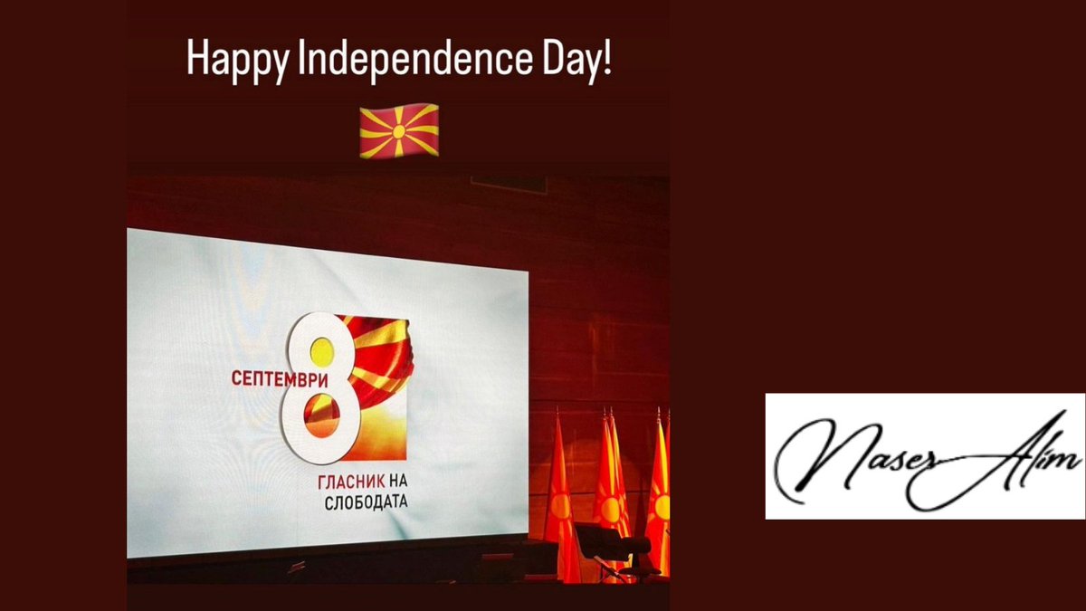 Tarihi kardeşlik bağlarımızın olmasının yanısıra doğduğum topraklar olan Kuzey Makedonya Cumhuriyeti’nin 32. bağımsızlık yıldönümünü en içten dileklerimle tebrik ediyor, barış, refah ve esenlik diliyorum. 🇹🇷 🇲🇰
<a href="/deikiletisim/">Dış Ekonomik İlişkiler Kurulu - DEİK</a> @TREmbassySkopje <a href="/Bujar_O/">Bujar Osmani</a>  <a href="/MFA_MKD/">MFAFT North Macedonia 🇲🇰</a>