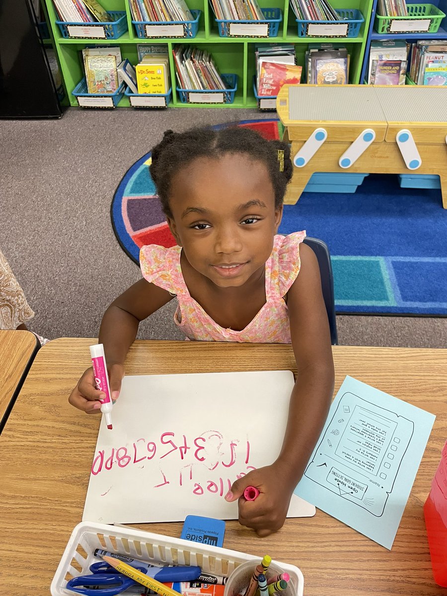 VaughanKinder's tweet photo. Our Kinders loved showing off our new skills to our families at Open House and setting goals for the year! #soaron https://t.co/sXhGTmQCPC
