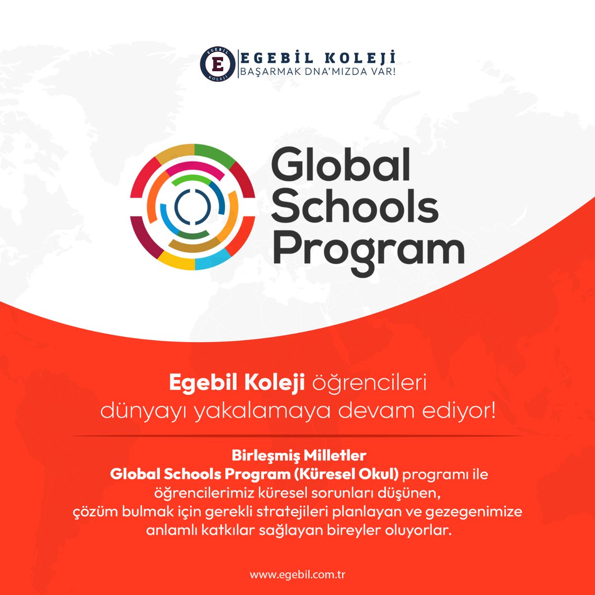 Egebil Kolejleri öğrencileri dünyaya açılmaya devam ediyor! Global Schools (Küresel Okul) sertifikamız ile öğrencilerimiz ülkemizin sınırlarını aşıp Dünyayı ilgilendiren projeler üretiyor.

#egebil #global #dünya #ingilizce #english #globalschools #eğitim #kolej