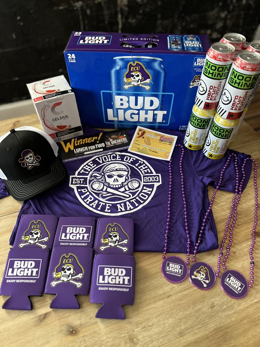 🚨FREE BEER FRIDAY🚨
RT &amp; FOLLOW <a href="/PR927FM/">Pirate Radio ☠️</a> for a chance to win this awesome #BudLight tailgating prize package. 21 &amp; older only 
#Stations4Winners🏴‍☠️