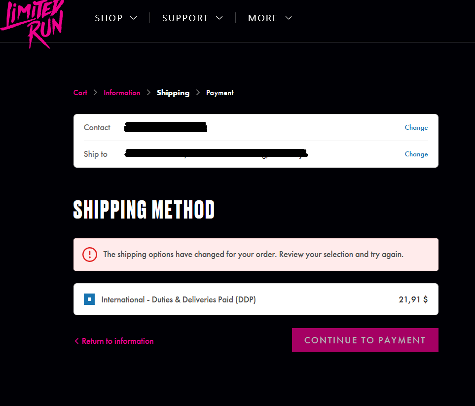 nailuj_j's tweet photo. @LimitedRunGames Would love to buy them, but how shall i buy these when i cant even pay because of the error message which appears? The customer-service doesnt reply and on sunday the games are ending. Want to order many games, but cant checkout, even though my bank and paypal account is covered. https://t.co/mc3frE21KN