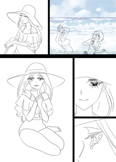 途中です うるうるざざーん🌊 