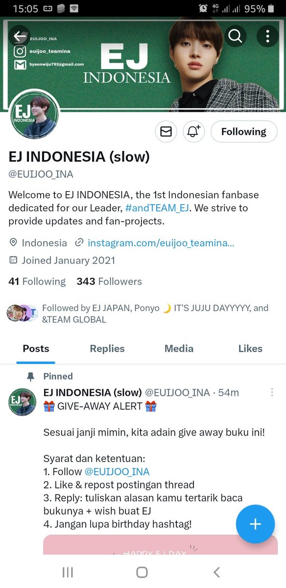 FearfullW's tweet photo. @EUIJOO_INA #HAPPY_EJ_DAY
#BESTLEADER_EJ
#사랑하는앤팀리더_변의주생일
#ウィジュくん21歳_愛しさは未知数だ https://t.co/ngRViIfDWm