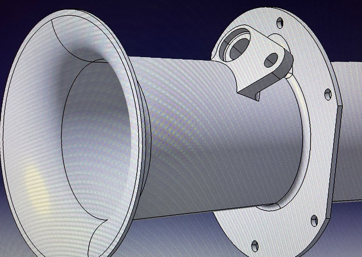 ShonanEngine's tweet photo. 3Dプリンタでファンネル作ってみた。
#4AGファンネル
#3Dプリンタ
#アルミで作ると価格倍
#図面要らず https://t.co/ES65C4IIH9
