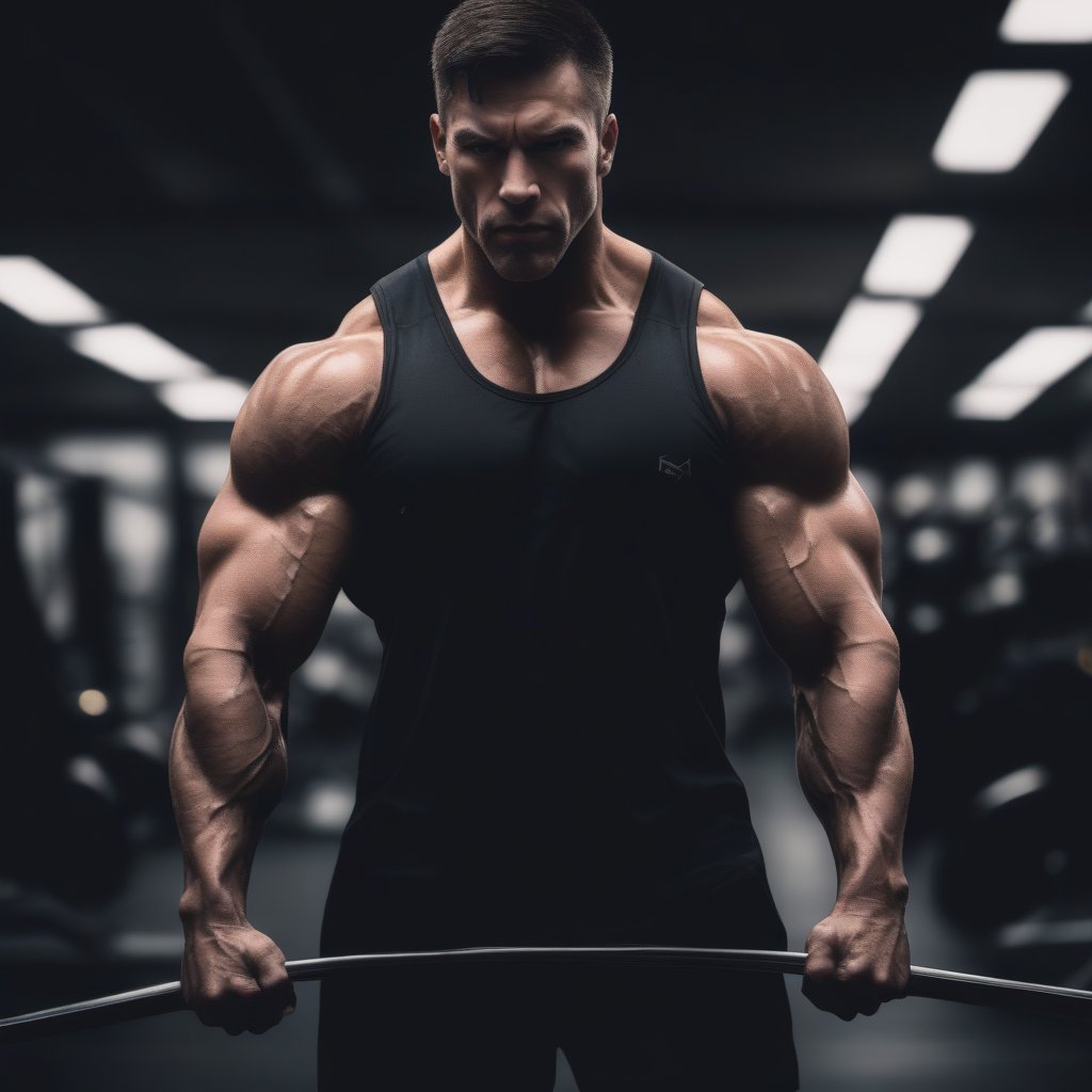 aiBildAgentur's tweet photo. Unleash the Titan Within 💪🏋️‍♂️ Witness a symphony of strength as a muscular figure commands the gym floor. Veins bulge, fists clench in resolute determination. A testament to the relentless pursuit of power. 🔥💥 #MuscleMomentum #UnyieldingStrength #DeterminationDefined #GymGlory https://t.co/3HmA3AuMMR