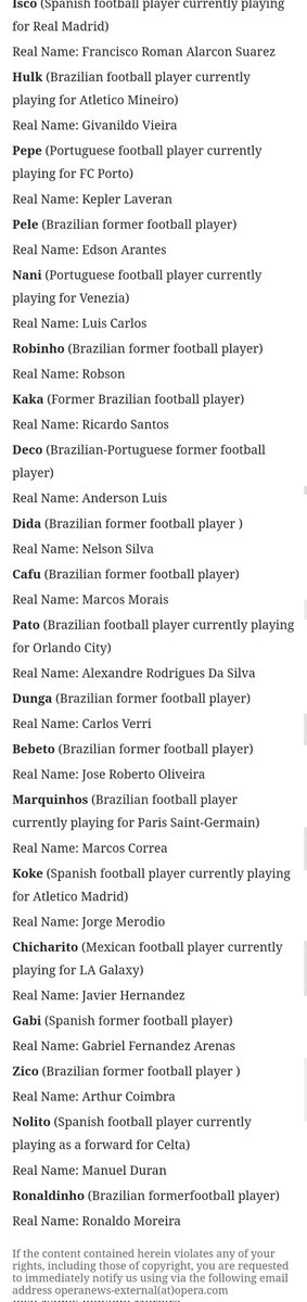 Q.1.
Name players more famous by the other name other than the one on their back
1. Cristiano
2.Martinelli
3......