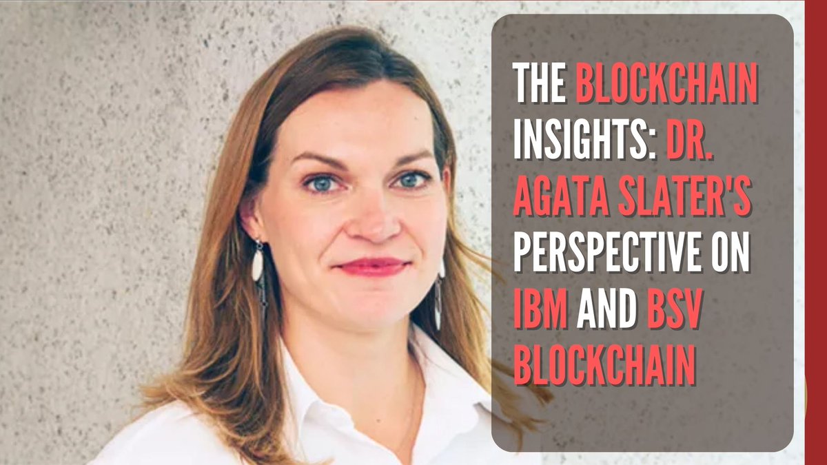 DePotatoChain's tweet photo. Thread 1: #IBMBlockchainExpert  Meet Dr. Agata Slater, an IBM blockchain specialist. She guides enterprise clients in designing and implementing blockchain solutions, prioritizing problem-solving above all. #BlockchainConsultant #IBMBlockchain https://t.co/xmAmCZs0Zk