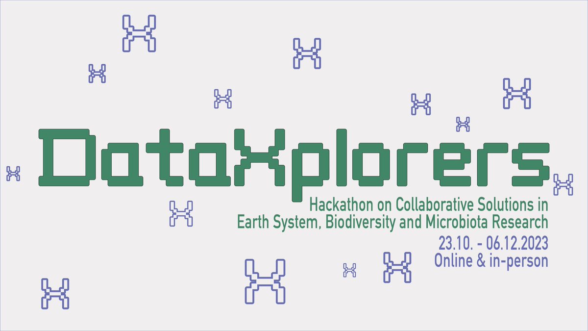 NFDI4Biodiversity (@nfdi4biodiv) on Twitter photo DataXplorers unite! We warmly invite you to join our cross-<a href="/NFDI_de/">NFDI - @NFDI@nfdi.social</a> Hackathon starting Oct. 23 – a fun opportunity for data enthusiasts from earth system, biodiversity & microbiology research, informatics or design!
👾 nfdi.de/dataxplorers-h…
<a href="/nfdi4earth/">nfdi4earth</a> <a href="/NFDI4Microbiota/">NFDI4Microbiota 🦠 🧬 💻</a> DataXplorers unite! We warmly invite you to join our cross-<a href="/NFDI_de/">NFDI - @NFDI@nfdi.social</a> Hackathon starting Oct. 23 – a fun opportunity for data enthusiasts from earth system, biodiversity & microbiology research, informatics or design!
👾 nfdi.de/dataxplorers-h…
<a href="/nfdi4earth/">nfdi4earth</a> <a href="/NFDI4Microbiota/">NFDI4Microbiota 🦠 🧬 💻</a>