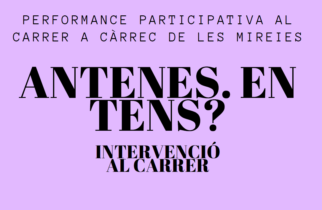 vic_cooperacio's tweet photo. Antenes per percebre l'entorn, en tens. I per transformar-lo també!
Diumenge 10/09 al #mercatdesegonesoportunitats del barri del Remei, les #Mireies estaran al carrer per combatre estereotips de gènere i connectar amb la nostra capacitat de transformació de la societat. #Equalmed https://t.co/pAGh2w7YE7