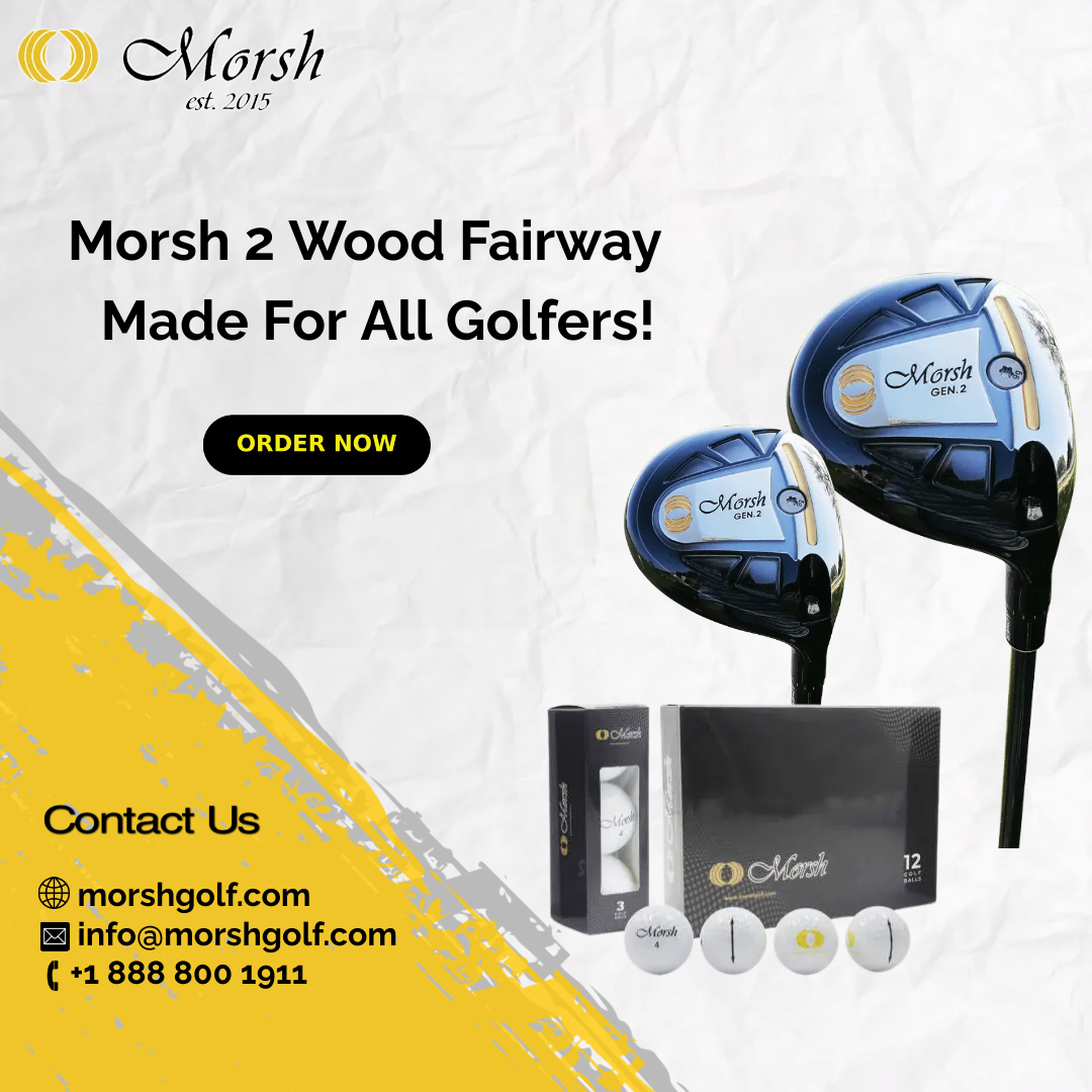 MorshGolf's tweet photo. Reach your desired distance from the tee and the fairway with great accuracy with Morsh’s second-generation 2 Wood golf club.  Buy any two 2 Woods here: https://t.co/Yr6sqVlOI3 and get a dozen all-new 4-piece urethane cover golf balls and shipment absolutely free.

#golfing #golf https://t.co/gM9tv2kvOq