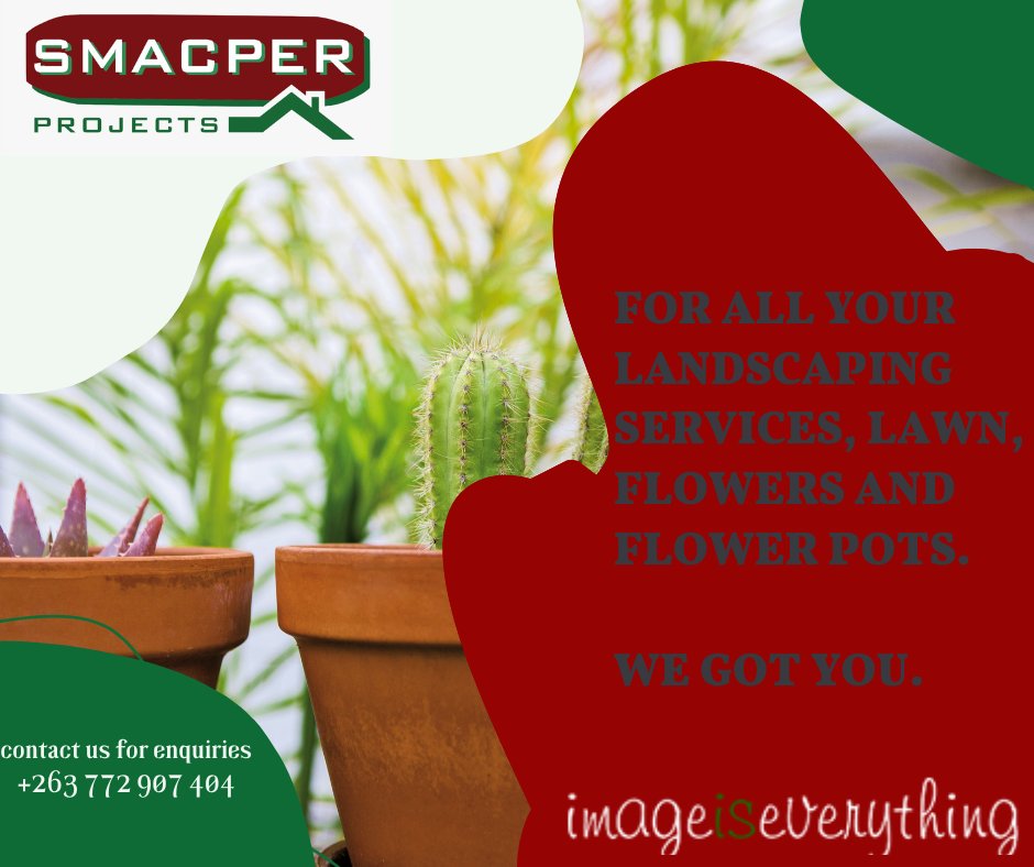 SmacperIT's tweet image. For all your landscaping services, lawn, flowers and flower pots contact Smacper. #smacper #smacperprojects