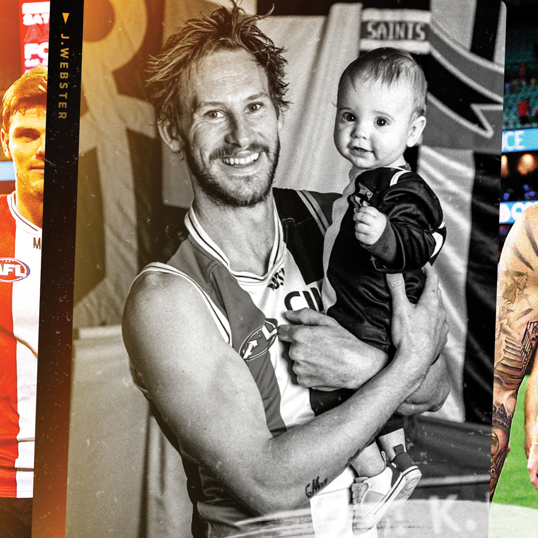 stkildafc's tweet photo. After 12 rollercoaster seasons, Jimmy Webster will tomorrow notch up both his 150th senior game, and staggeringly, his first finals appearance.

“To eventually get there after everything is something that I’m really proud of.”