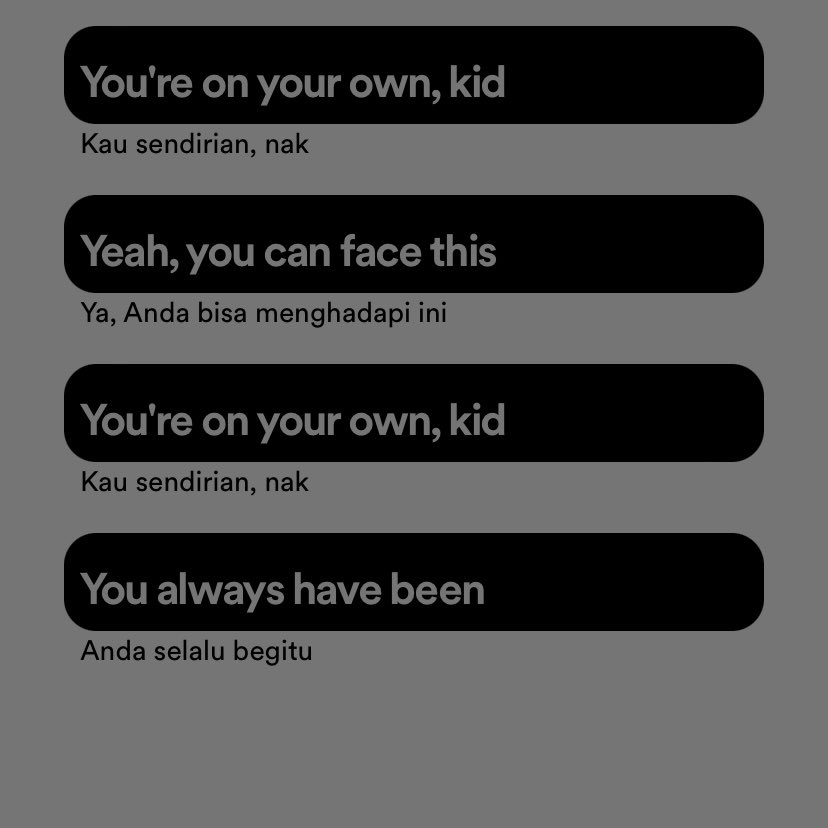 huyakism's tweet photo. you’re on your own,kid https://t.co/DxCEcl1R1q