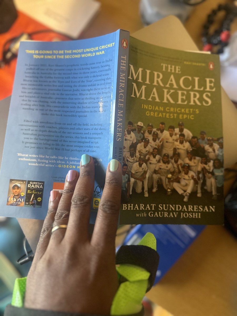 Been told #TheMiracleMakers isn’t doing sensationally well enough & that perhaps me not promoting it enough is one of the reasons for it. So here we go. Read about the most unique cricket tour ever, written in a rather unique fashion. Show some love. Get a copy today #AusvIND