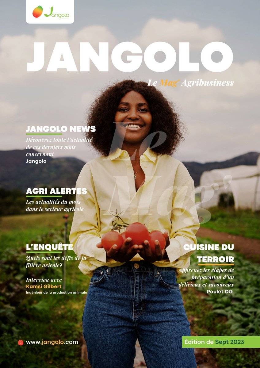 Merci pour vos feedback par rapport au #mag de @jangolofarm 

Toutes vos félicitations vont vers <a href="/Dumont_Dikoume/">𝐇𝐞𝐥𝐥𝐨 𝐂’𝐞𝐬𝐭 𝐃𝐮𝐦𝐨𝐧𝐭 🍀</a> et la team #marcom de jangolo.cm qui a fait un travail de qualité!

Looking forward to the next edition 👌💪

Téléchargeable ici 👉tryb.cc/jangolo