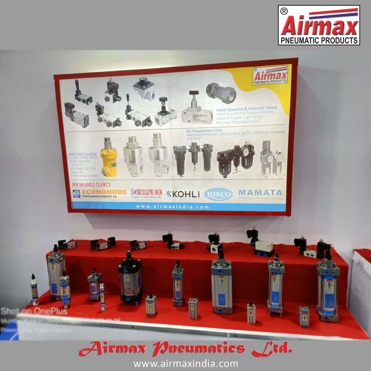 Airmaxpneumatic's tweet image. it's our 2nd day here, and we're ready to rock the Bombay Exhibition Centre, Mumbai, India! 🎉 Don't forget to visit Hall 2, Stall N-39.

#airmaxpneumatic #BombayExhibitionCentre #MumbaiDiaries #Day2Adventures #EventReady #IndianExpo
