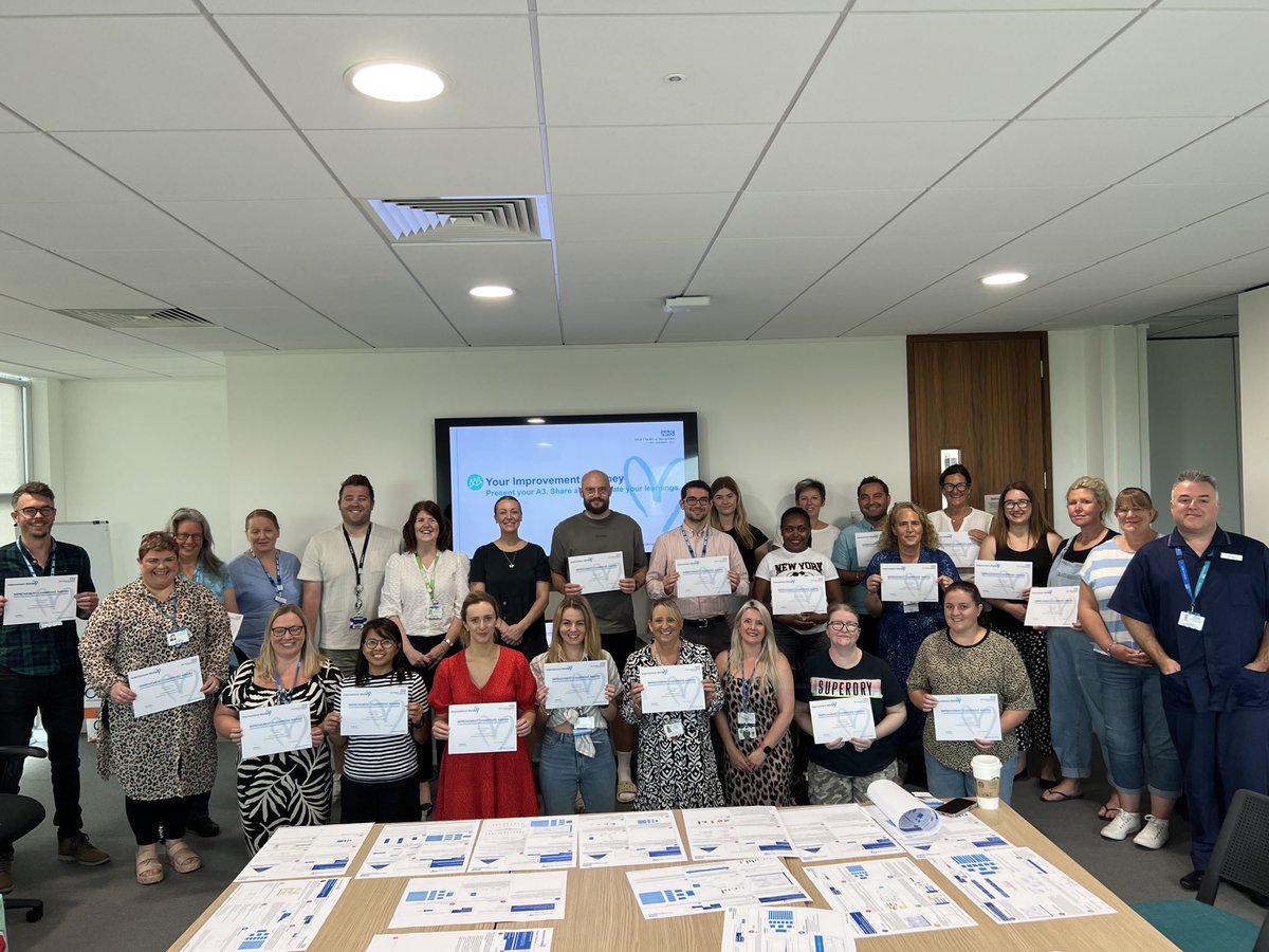 Fabulous day with our Improvement Champions yesterday. Excellent projects and commitment to embed CI as part of daily work. #ImprovementMatters ⁦@ClareHammell⁩ ⁦@scott1malton⁩ ⁦@Lauren982⁩