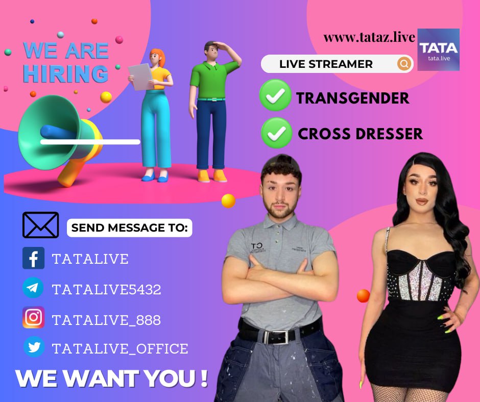 Wada3Yumi's tweet photo. LOOKING FOR TRANSGENDER LIVE STREAMERS. COME AND JOIN US. BE PART OF OUR TEAM. https://t.co/75DVh3n7EO
@TATALIVE_OFFICE
#TATALIVE
#transgender
#HIRINGNOW
#comeandjoin https://t.co/76WDyKnoLj