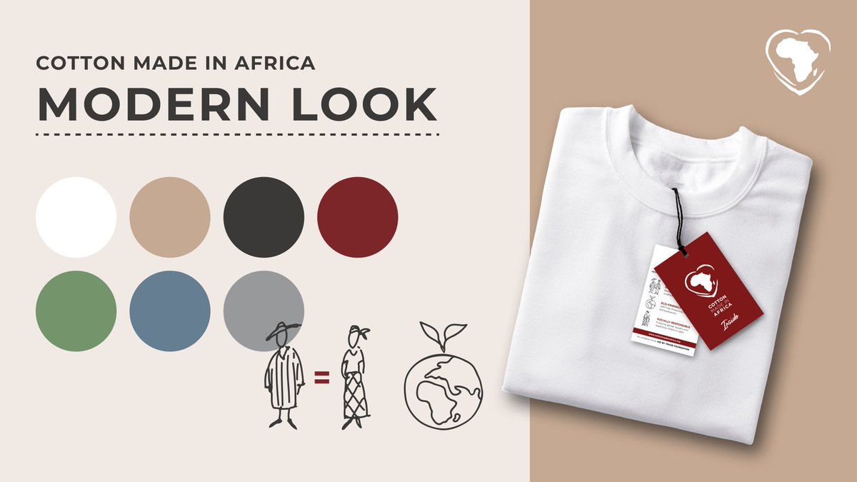 Effective, Authentic, and a Byword for Sustainability: Discover the new CmiA Branding and Labels here: 
cottonmadeinafrica.org/en/rebranding/

#Sustainability #sustainablefashion #cottonmadeinafrica #CmiA