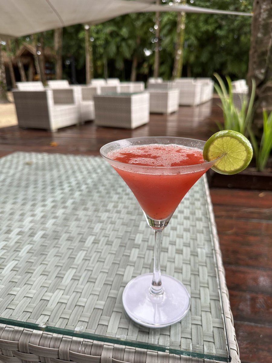 TCsarahbolton's tweet photo. I know I’m not on a cruise, but it had to be done! #SDFun #StrawberryDaiquiri https://t.co/ubrQ5SFK61