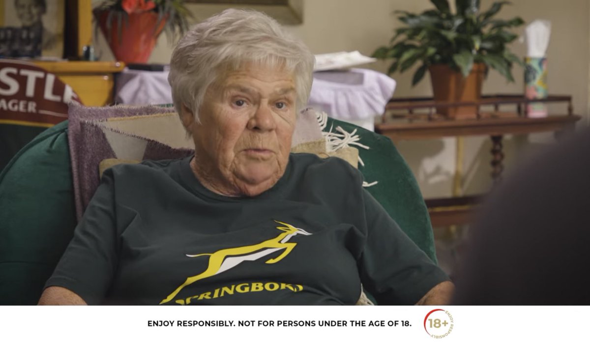 jaredwright17's tweet photo. Another cracking ad for the Springboks ahead of #RWC2023 

This one ft Malcom Marx’s gran!🤗

WATCH: https://t.co/l7bz8oRDXu https://t.co/xFPeJyskRq