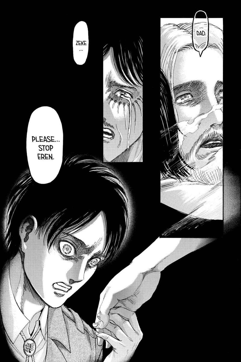 snkarchives's tweet photo. Chapter 121 "Memories of the Future" was released four years ago today. https://t.co/sN0hR6faBi