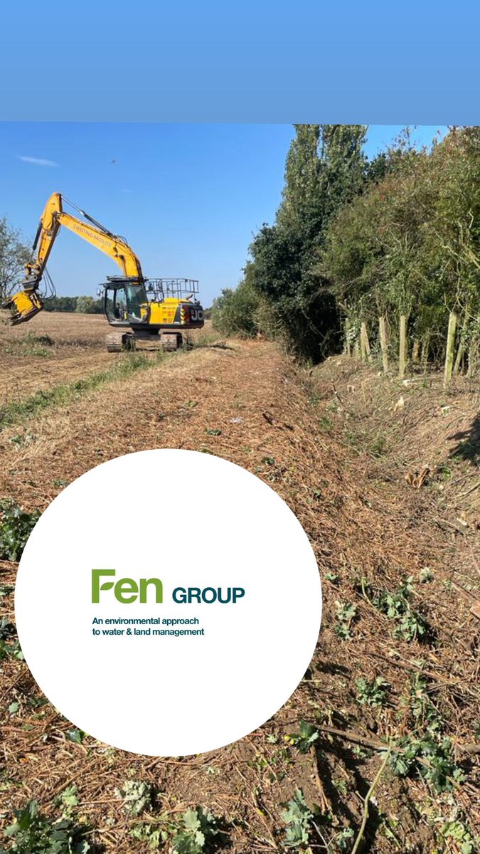 The Fen Group Ltd (@fengroupltd) on Twitter photo Our tree shears out in action as we undertake the restoration of this ditch line. <a href="/SweetDrainage/">Sweeting Bros Ltd.</a> Our tree shears out in action as we undertake the restoration of this ditch line. <a href="/SweetDrainage/">Sweeting Bros Ltd.</a>
