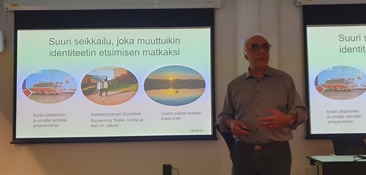 #kieli ja sielunmaisema ❤ <a href="/naghian_siamak/">Siamäk Naghian</a> puhuu  kauniisti omalle tarinalle antautumisesta ja kielen merkityksestä uudessa kotimaassa. 
#saavutettavuus #kotoutuminen 
#YläSavo <a href="/Genelec/">genelec</a>
#KIELI2023 <a href="/SKY_kielet/">Suomen kielipalveluyritykset</a>