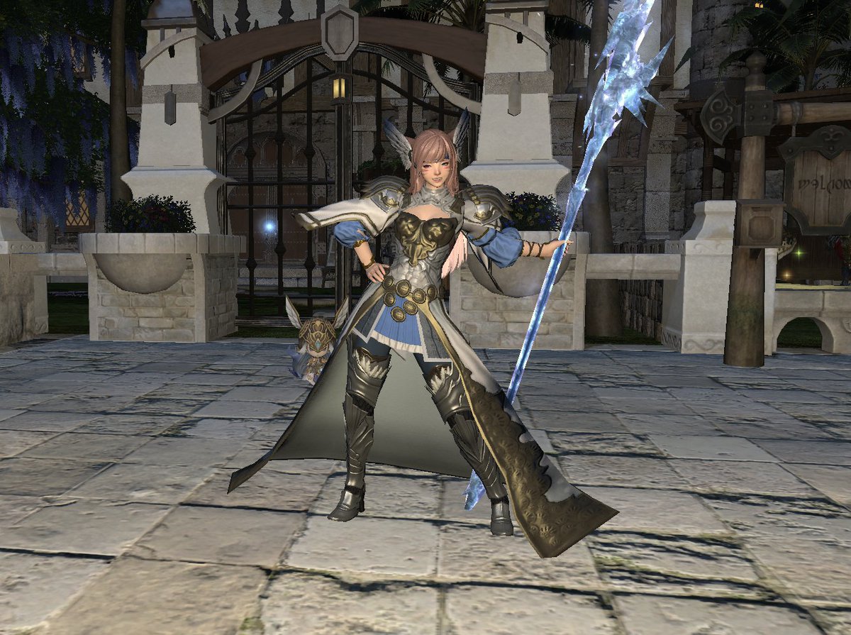 evokerhorn's tweet photo. Minion obtained finally, and now I can show off my matching gear. #halone #heavenofice #ffxiv https://t.co/kFObBQXgr6