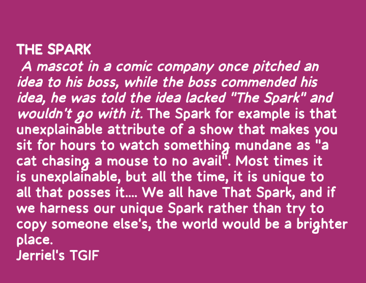 IgbuleJerriel's tweet photo. The Spark
@jimkwik @KwikLearning 
#sonofthemask https://t.co/valgfZAFtp