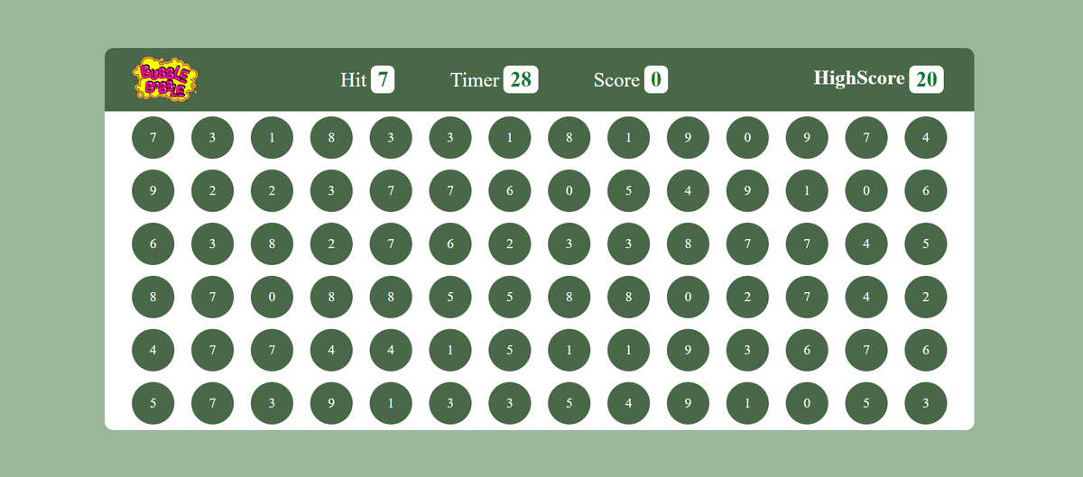 naveen_kumar178's tweet image. I'll complete my Bubble Game now you can check it on my #github github.com/naveenjangir30โฆ
๐ฎ๐ต #BubbleGame #JavaScriptFun #GamingAdventure"